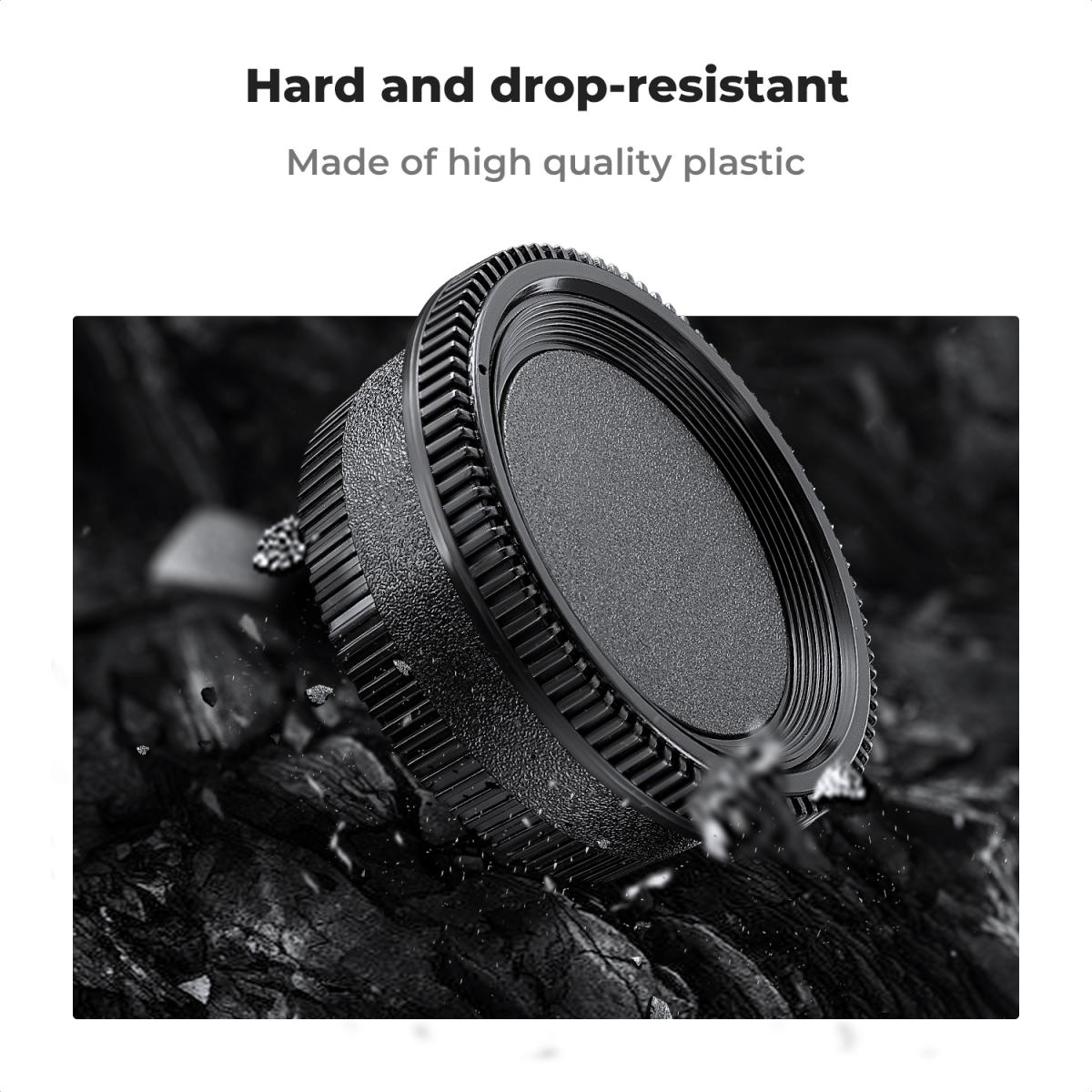 Nikon F-mount kropshætte*2 + objektiv baglåg*2 + Hot Shoe cap*2 + renseklud*1 Kompatibel med Nikon D5, D6, D500, D610, D750, D780, D810, D850, D3400, D3500, D5000, D5200, D5300, D5500, D5600, D7000, D7100, D7200, D7500