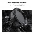 Nikon F-mount kropshætte*2 + objektiv baglåg*2 + Hot Shoe cap*2 + renseklud*1 Kompatibel med Nikon D5, D6, D500, D610, D750, D780, D810, D850, D3400, D3500, D5000, D5200, D5300, D5500, D5600, D7000, D7100, D7200, D7500