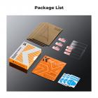 Kameraskärmskydd 6st Kompatibel med DJI Osmo Pocket 3, 0,3 mm 9H hårdhet härdat glas*3 + linsskydd*3 + dammsugare*1