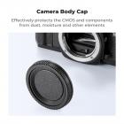 Minolta MD-monteret kropshætte*2 + objektiv baglåg*2 + Hot Shoe-hætte*2 + renseklud*1 Kompatibel med Minolta SR-2, SR-7, SR-T 101, XK, XM, X-1, XE- 5, XE, XE-1, XE-7, XD-7, XD-11, XG-M, X-500, X-570, X-700