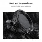 Minolta MD-monteret kropshætte*2 + objektiv baglåg*2 + Hot Shoe-hætte*2 + renseklud*1 Kompatibel med Minolta SR-2, SR-7, SR-T 101, XK, XM, X-1, XE- 5, XE, XE-1, XE-7, XD-7, XD-11, XG-M, X-500, X-570, X-700