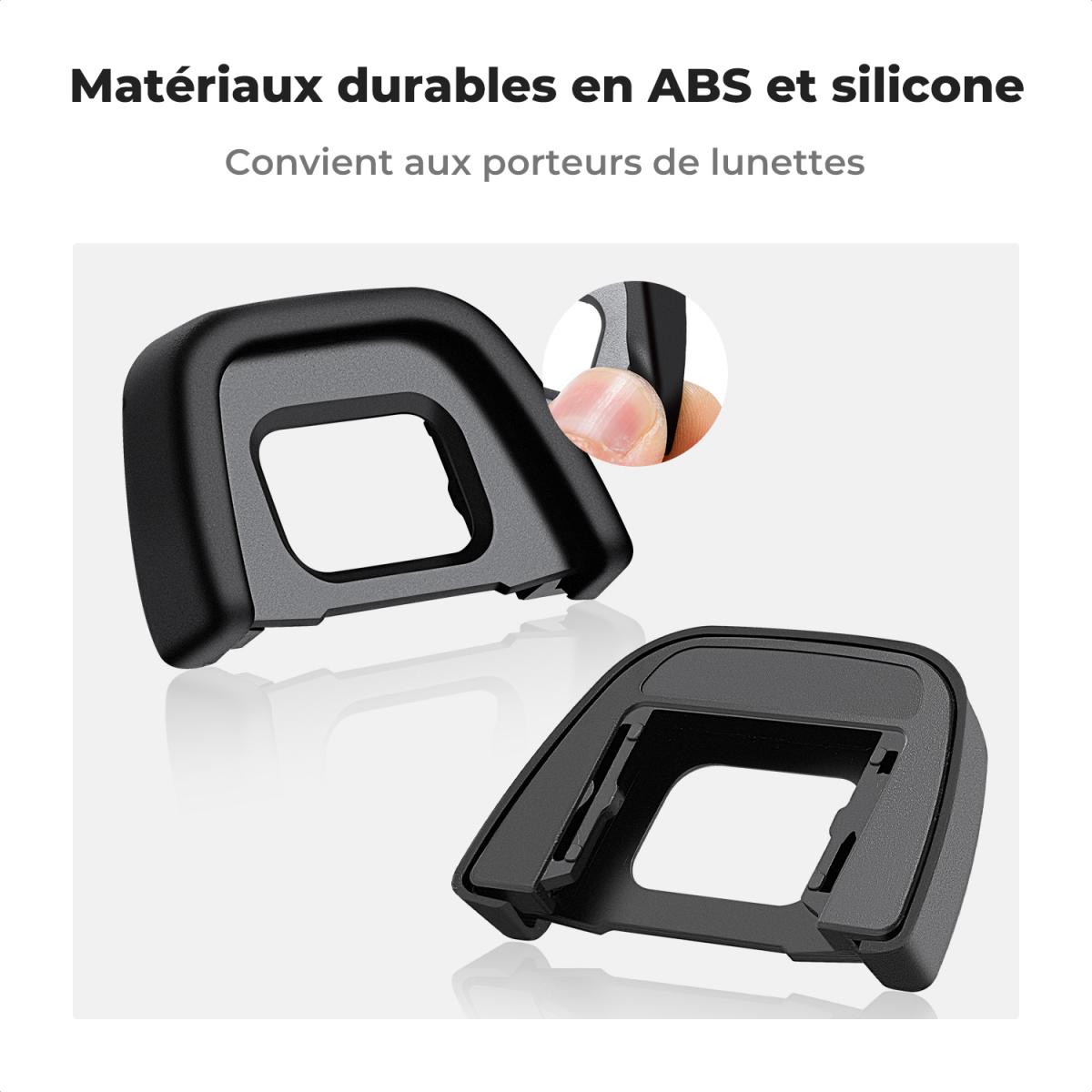 Œilleton de viseur d'appareil photo Nikon DK-23 * 2 + niveau de griffe porte-accessoire * 2 + chiffon de nettoyage pour aspirateur * 1 pour Nikon D7100, D7200, D300, D300s