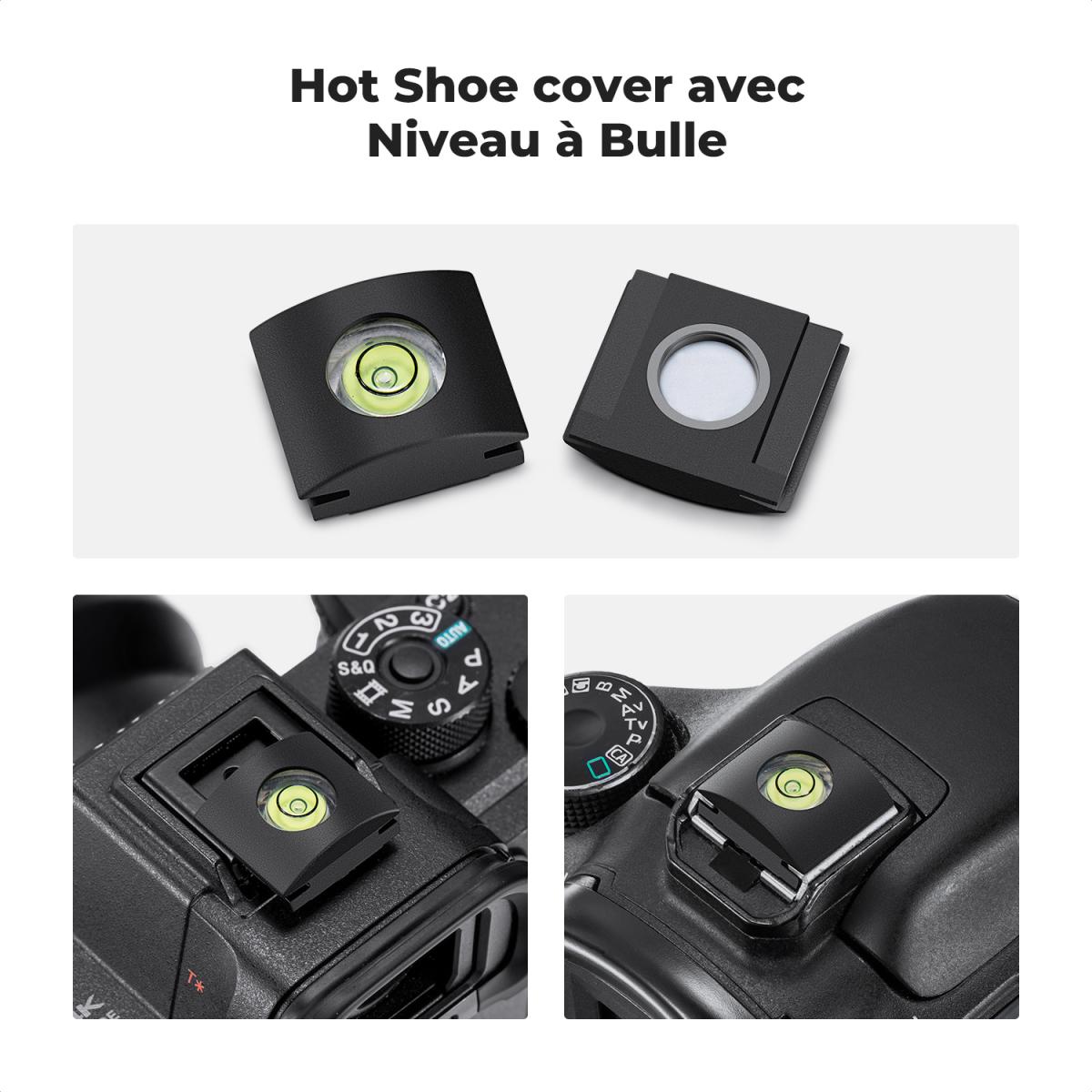 Œilleton de viseur d'appareil photo Nikon DK-23 * 2 + niveau de griffe porte-accessoire * 2 + chiffon de nettoyage pour aspirateur * 1 pour Nikon D7100, D7200, D300, D300s