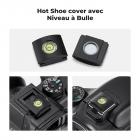 Œilleton de viseur d'appareil photo Nikon DK-23 * 2 + niveau de griffe porte-accessoire * 2 + chiffon de nettoyage pour aspirateur * 1 pour Nikon D7100, D7200, D300, D300s