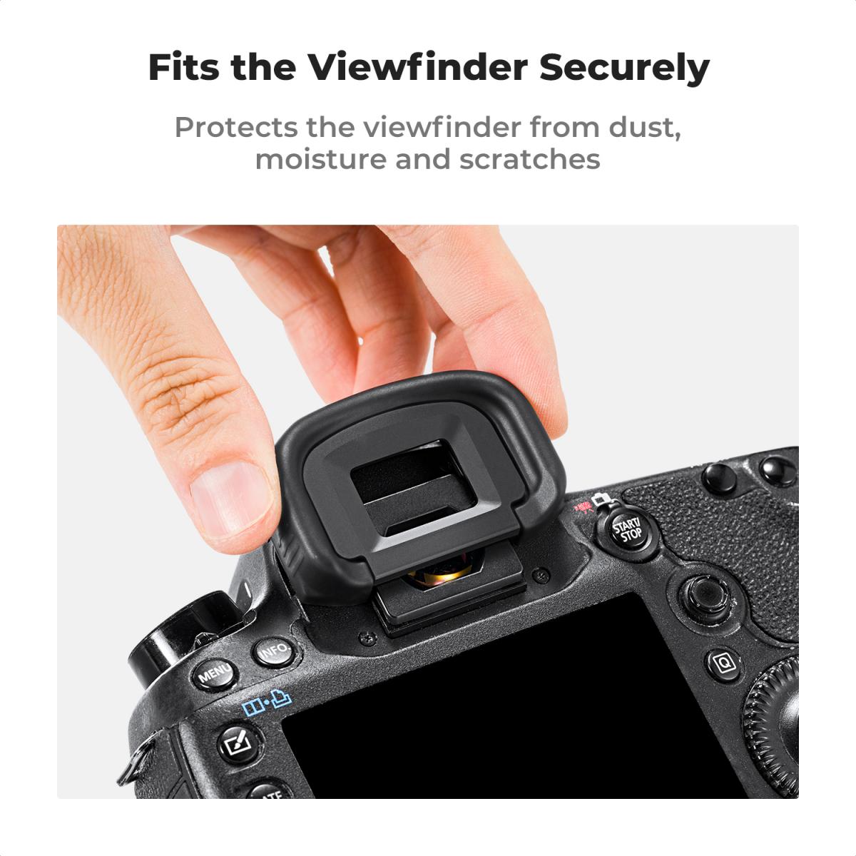 Canon EG Camera Viewfinder Øjenkop*2+Hot Shoe Level*2+Støvsugerklud*1 til Canon 5DM4, 5DM3, 5DS R, 5DS, 7D, 7DM2, 1DX, 1DXM2, 1DXM3, 1DSM3, 1DM4, 1DM3