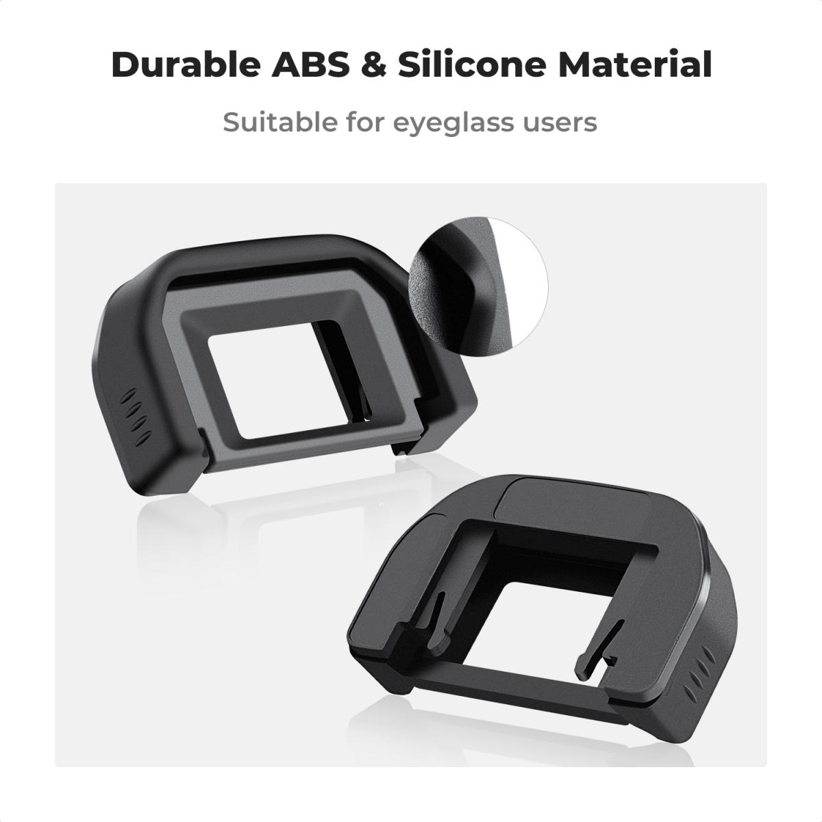 Visor de câmera Canon EF Ocular*2+Nível de sapata*2+Pano de limpeza a vácuo*1 para Canon 77D, 850D, 800D, 760D, 750D, 700D, 650D, 600D, 550D, 500D, 450D, 200D II, 200D, 100D, 1500D, 1300D, 1200D, 1100D, 1000D, 3000D