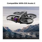 DJI Avata 2 Drone ND Filters Kit (3/4/5/6 Stopp) 4-Pack Kompatibel Med DJI Avata 2, Flerbelagda Neutrala Densitetsdrönarfilter
