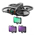Zestaw filtrów do dronów DJI Avata 2 (PL+ND8+ND16) 3 sztuki kompatybilne z DJI Avata 2, wielowarstwowe filtry obiektywu do dronów o neutralnej polaryzacji
