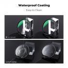 مجموعة فلاتر العدسات ذات الكثافة المحايدة CPL+MCUV+ND1000+Lens Cap مقاس 62 مم مع طلاء من 24 طبقة من سلسلة Nano-Dazzle