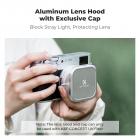 طقم فلتر عدسة MCUV من Fuji X100 مع غطاء عدسة وأغطية عدسة، زجاج بصري عالي الدقة متعدد الطبقات مقاوم للخدش متوافق مع Fuji X100 وX100F وX100S وX100T وX100V وX100VI