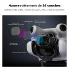 Ensemble de filtres UV ND CPL compatibles avec DJI Mini 4 Pro, ND16 ND64 ND256 CPL UV polarisants, filtres UV à densité neutre, accessoires pour objectifs de drone, verre optique HD multicouche/compatible avec cardan