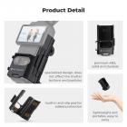 Expansionsadapterfäste kompatibel med DJI Osmo Pocket 3, förlängd monteringsfästeram med kallskofäste/ 1/4" skruvhål, Passa Action Camera Port