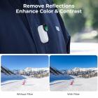 Filtri per Insta360 GO3S, Filtro UV, Filtro CPL Polarizzatore, Filtro ND8 ND16 ND32 ND64 Compatibile con Insta360 GO3S con 28 Strati Nano-Rivestimento,Un Panni di Pulizia