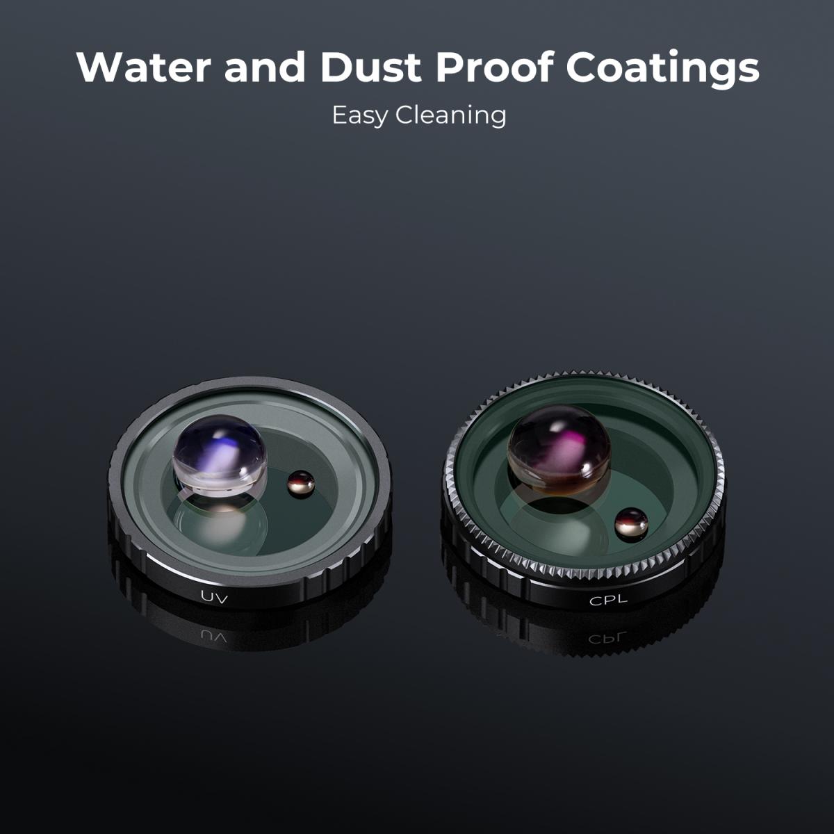 CPL+UV+ND8+ND16+ND32+ND64 Filters Kit 28 Multi-Layer Coated Compatible with Insta360 GO 3S Action Camera