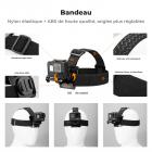 Ensemble de sangle de tête et de support de poitrine K&F Concept pour caméras d'action GoPro Hero 13 12 11 10 9 8 7 6 5 4 Session DJI Osmo, kit d'accessoires de caméra d'action réglable à dégagement rapide