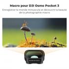 Kit de Filtres Magnétiques pour DJI Osmo Pocket 3 Anamorphique 1,2X + Macro 10X + Grand Angle + ND8 + ND32 + ND128, Verre Optique AGC HD, Cadre en Alliage Magnétique, Revêtement 28 Couches
