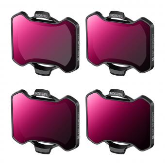 Kit 4 Filtros ND/PL K&F Concept para DJI Avata 2 (ND8/PL + ND16/PL + ND32/PL + ND64/PL) - 2 en 1 y Gimbal Seguro
