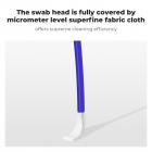 K&F Concept 12mm Micro Four-Thirds 4/3 (MFT) Cotonete de limpeza de sensor*10, Cotonete de limpeza de sensor M43 para todos os modelos de sensores de câmera M4/3, incluindo câmeras M4/3 da Olympus e Panasonic