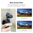 K&F Concept 4 Pack Magnetic Effect Filter Set Kompatibel mit DJI Osmo Pocket 3, Black-Mist 1/4 + Blue Streak + Astroklarfilter + Star-Filter HD Optical Glass Aluminium