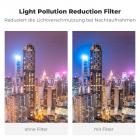 K&F Concept 4 Pack Magnetic Effect Filter Set Kompatibel mit DJI Osmo Pocket 3, Black-Mist 1/4 + Blue Streak + Astroklarfilter + Star-Filter HD Optical Glass Aluminium