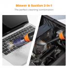 K&F Concept 14 em 1 Compressed Air Duster, Stepless Adjustable 150000RPM Electric Air Duster, Adjustable&Portable Air Blower para limpeza profunda, teclado de computador, carro, casa - Substitui latas de ar comprimido