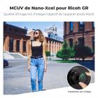 Ensemble de filtres Mcuv pour objectif Ricoh, revêtement HD pour objectif, étanche et résistant aux rayures, avec porte-clés * 1, autocollant adhésif 3 m * 2, ligne de pêche * 1, chiffon de nettoyage pour aspirateur * 3 pour les modèles Ricoh GR, série Na