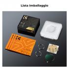 Set di filtri per lenti Ricoh McUv, rivestimento HD per lenti impermeabile e antigraffio, con portachiavi *1, adesivo 3M *2, lenza da pesca *1, panno per aspirapolvere *3 per modelli Ricoh GR, serie Nano-X