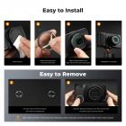 Ricoh-linse Mcuv-filtersæt, linse HD-belægning vandtæt og ridsesikker, med nøglering *1, 3 m selvklæbende mærkat *2, fiskeline *1, støvsugerklud *3 til Ricoh GR-modeller, Nano-X-serien