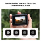 Gopro Hero 9/10/11/12/13 -action-kamerasuodin (ND4 + ND8 + ND16 + ND32) 4 kpl, neutraalin tiheyden valonhallintaliike-epäterävyyssuodin, heijastamaton vihreä kalvo, vedenpitävä ja naarmuuntumaton