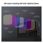 Gopro Hero 9/10/11/12/13 -action-kamerasuodin (ND4 + ND8 + ND16 + ND32) 4 kpl, neutraalin tiheyden valonhallintaliike-epäterävyyssuodin, heijastamaton vihreä kalvo, vedenpitävä ja naarmuuntumaton