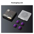 Gopro Hero 9/10/11/12/13 -action-kamerasuodin (ND4 + ND8 + ND16 + ND32) 4 kpl, neutraalin tiheyden valonhallintaliike-epäterävyyssuodin, heijastamaton vihreä kalvo, vedenpitävä ja naarmuuntumaton