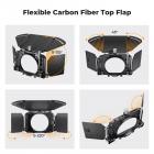 طقم صندوق غير لامع مع إطارين للعدسات ومحول 67/72/77/82/95 مم، مناسب لمرشحات مربعة مقاس 4 × 5.65 بوصة