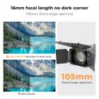 طقم صندوق غير لامع مع إطارين للعدسات ومحول 67/72/77/82/95 مم، مناسب لمرشحات مربعة مقاس 4 × 5.65 بوصة