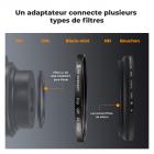 Bague d'adaptation de filtre d'objectif Ricoh 42-49 mm, avec cache d'objectif Kf 49 mm * 1, convient pour le modèle Ricoh Gr, série Nano-X