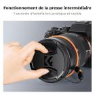 Bague d'adaptation de filtre d'objectif Ricoh 42-49 mm, avec cache d'objectif Kf 49 mm * 1, convient pour le modèle Ricoh Gr, série Nano-X