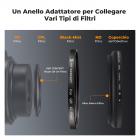 Anello adattatore per filtro obiettivo Ricoh 42-49 mm, con copriobiettivo Kf 49 mm *1, adatto per modello Ricoh Gr, serie Nano-X