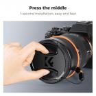 Ricoh objektivfilteradapterring 42-49 mm, med Kf 49 mm objektivdæksel *1, egnet til Ricoh Gr Model, Nano-X-serien