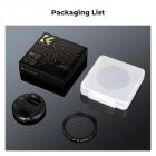 Ricoh objektivfilteradapterring 42-49 mm, med Kf 49 mm objektivdæksel *1, egnet til Ricoh Gr Model, Nano-X-serien