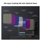 Gopro HERO 4K actionkamera CPL + ND4 + ND8 + ND16 objektivfiltersæt Neutral densitet lysstyring Polarisatorfilter multi-coated HD optisk glas actionkamera tilbehør