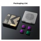 Gopro HERO 4K actionkamera CPL + ND4 + ND8 + ND16 objektivfiltersæt Neutral densitet lysstyring Polarisatorfilter multi-coated HD optisk glas actionkamera tilbehør