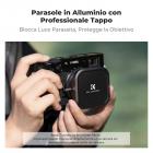 Filtro di Protezione UV con Tappo e Cappuccio per Fujifilm X100 Serie, Filtro MCUV con 28 Strati di Rivestimento Nano per Fujifilm X100 X100S X100F X100T X100V X100VI(Nera) Serie Nano-Xcel