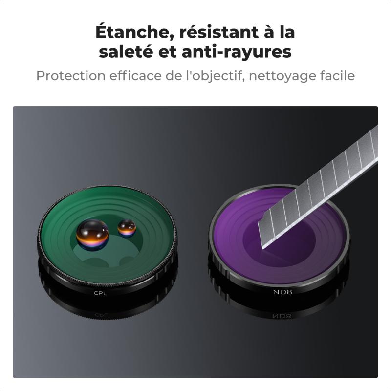 comment utiliser les filtres polarisant et nd 4