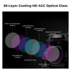 ND/PL filtersæt til DJI Air 3S, 4Pack ND8/PL + ND16/PL + ND32/PL + ND64/PL Neutral Density Polarisator Multifunktionsfiltre Dronetilbehør, HD Optisk glas/Multicoated/Gimbal Safe