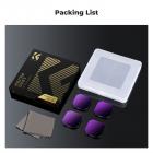 K&F Concept 4 Pezzi 2 in 1 Kit di Filtri per Insta360 Ace Pro 2, Densità Neutra/Polarizzatore, Filtro ND8/PL ND16/PL ND32/PL ND64/PL con 28 Strati di Nano Rivestimento, Fotocamera di Azione Accessori