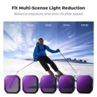 K&F Concept 6 Pezzi Kit di Filtri per Insta360 Ace Pro 2, Polarizzatore Circolare+Densità Neutra, Filtro CPL ND8 ND16 ND32 ND64 ND128 con 28 Strati di Nano Rivestimento, Fotocamera di Azione Accessori