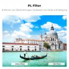 K&F Concept Push in Fit Black Promist 1/4 & ND & PL Filter Set Kompatibel mit DJI Osmo Action 5 Pro, 3 Pack Polfilter, Black-Mist 1/4, ND2-32 Filter Set für Osmo Action 4/3