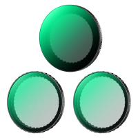 ND2-32 & CPL & Black Mist 1/4 Filter Kit Kompatibel med DJI Osmo Action 5 Pro/Osmo Action 4/Osmo Action 3, Snap-on installation, ingen grund til at fjerne det originale filter