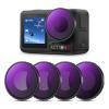 DJI Osmo Action 4 ND Filterkit ND8 + ND16 + ND32 + ND64 4 Pack Optische Glasfilters Met Meerlaagse Coating