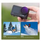 DJI Osmo Action 4 ND Filterkit ND8 + ND16 + ND32 + ND64 4 Pack Optische Glasfilters Met Meerlaagse Coating