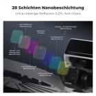 K&F Concept ND Filter Set, ND8 ND16 ND32 ND64 Filter 4 Stück kompatibel mit DJI Flip, Multi Beschichtung HD Optical Glass Aluminium